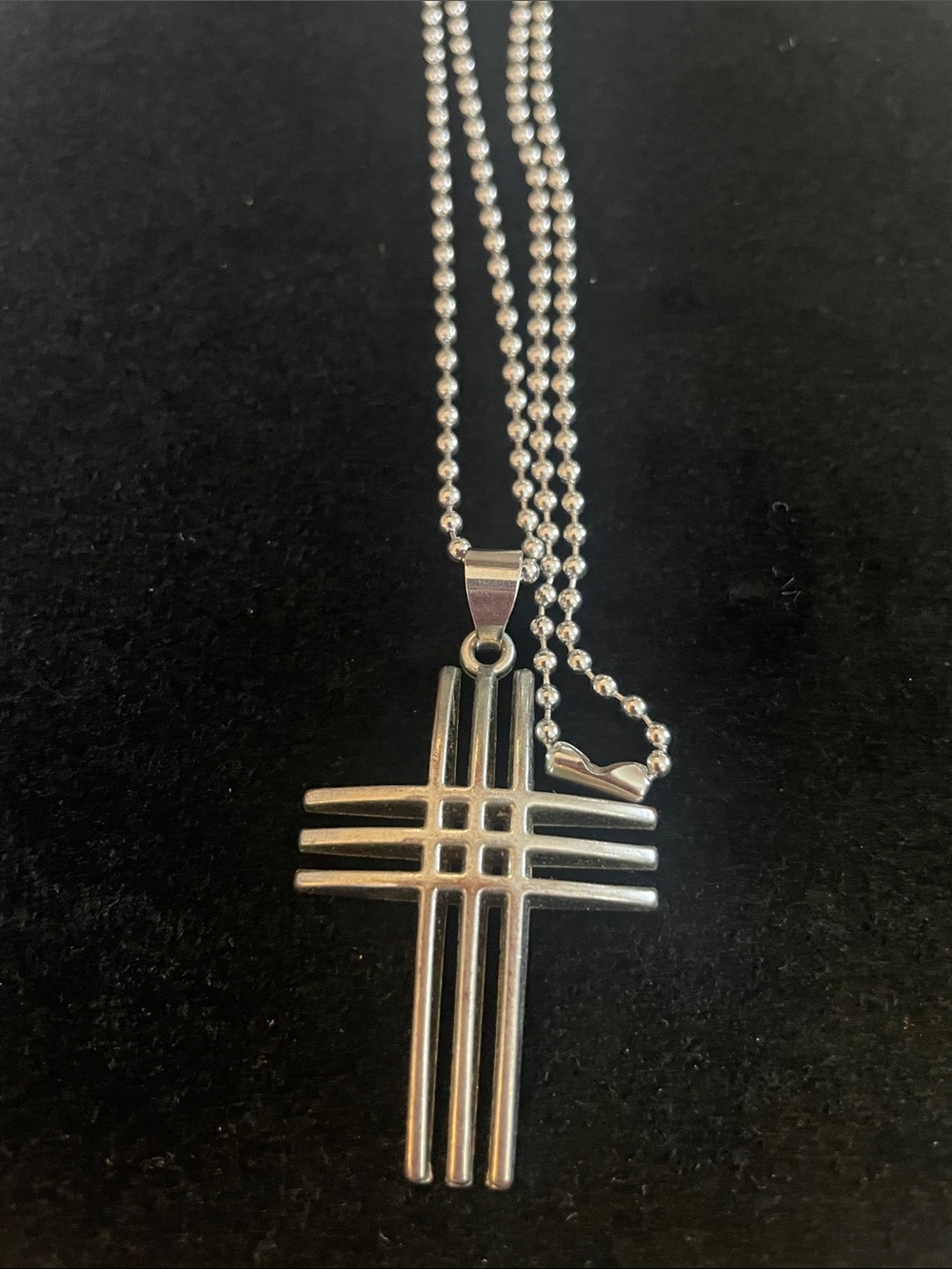Men’s 22” Cross Tag necklace!  Super cool design! NEW! New without tags
